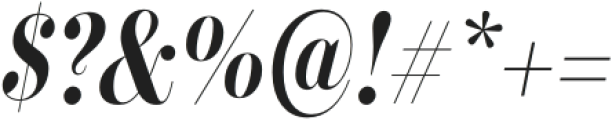 Esthoria 48 Point Italic otf (400) Font OTHER CHARS