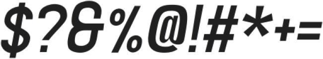 Estrand Italic otf (400) Font OTHER CHARS