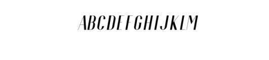 Espoir Italic.otf Font UPPERCASE