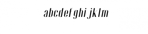 Espoir Italic.otf Font LOWERCASE