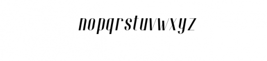 Espoir Italic.otf Font LOWERCASE