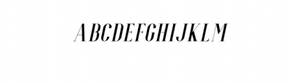 Espoir Serif Italic.otf Font UPPERCASE