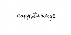 Estebak.ttf Font LOWERCASE