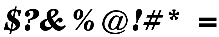 EspritStd-BlackItalic Font OTHER CHARS