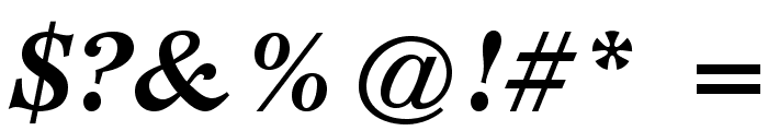 EspritStd-BoldItalic Font OTHER CHARS