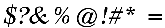 EspritStd-MediumItalic Font OTHER CHARS