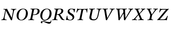 EspritStd-MediumItalic Font UPPERCASE