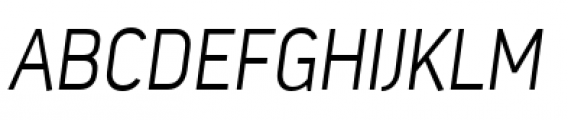 Estandar Extra Light Italic Font UPPERCASE