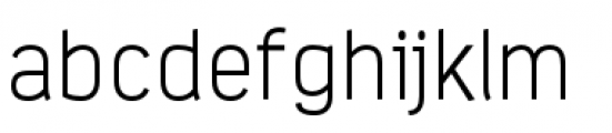 Estandar Extra Light Font LOWERCASE
