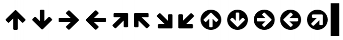 Estandar Rounded Dingbats Font LOWERCASE