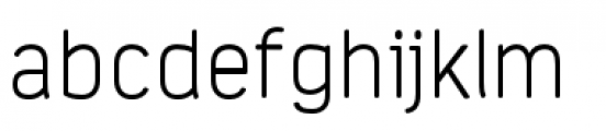 Estandar Rounded Extra Light Font LOWERCASE