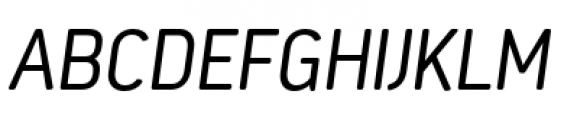 Estandar Rounded Light Italic Font UPPERCASE