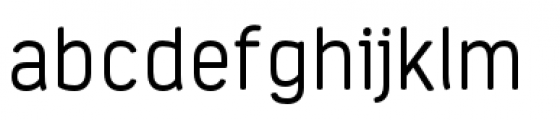 Estandar Rounded Light Font LOWERCASE