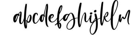 Established the Beauty Handwritten Script Font LOWERCASE