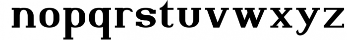Esthetic Simplified Serif 1 Font LOWERCASE