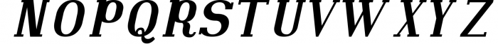 Esthetic Simplified Serif Font UPPERCASE