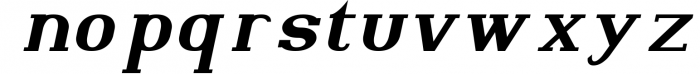 Esthetic Simplified Serif Font LOWERCASE