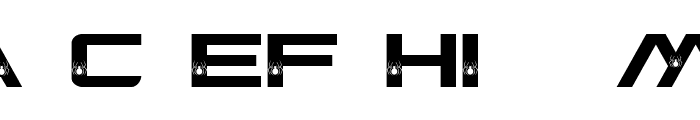 ESCAPE FROM EARTH Font LOWERCASE