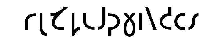 ESL Gothic Shavian Font LOWERCASE