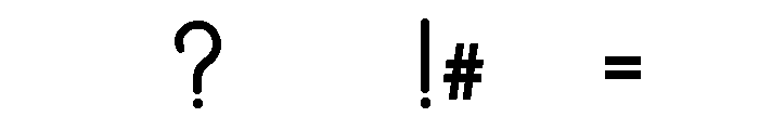 EscolarBrasil Bold Font OTHER CHARS