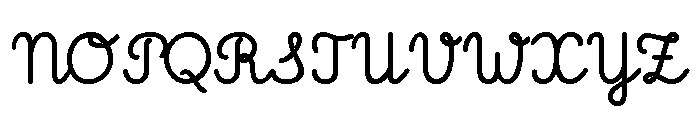 EscolarBrasil Bold Font UPPERCASE