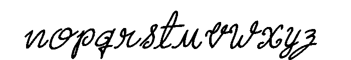 Escrita Toska Italic Font LOWERCASE