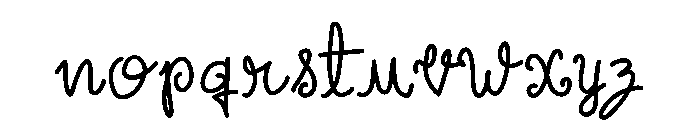 Escrita Toska Font LOWERCASE
