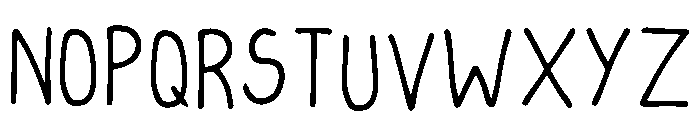 Escrito Regular Font UPPERCASE