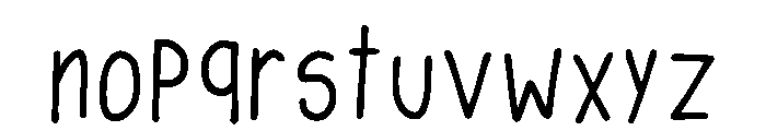 Escrito Regular Font LOWERCASE