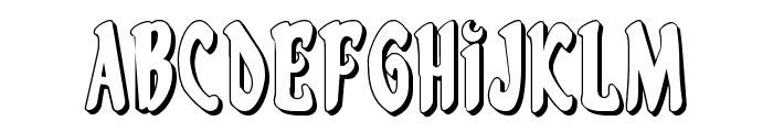 Eskindar 3D Regular Font UPPERCASE