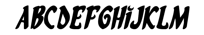 Eskindar Expanded Italic Font UPPERCASE
