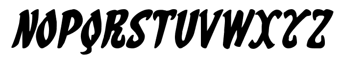 Eskindar Expanded Italic Font UPPERCASE