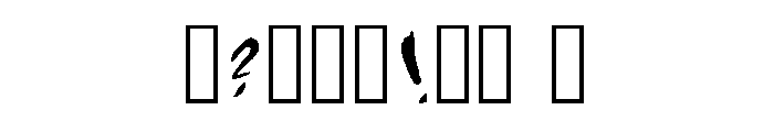 Esoteric Regular Font OTHER CHARS