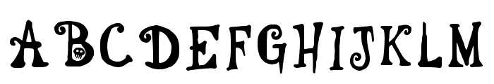 Espen Halloween Regular Font UPPERCASE