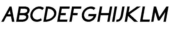 Espera Bold Italic Font UPPERCASE