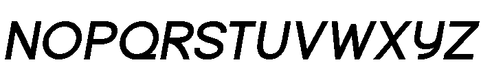 Espera Bold Italic Font UPPERCASE