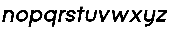 Espera Bold Italic Font LOWERCASE
