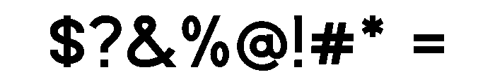 Espera Bold Font OTHER CHARS