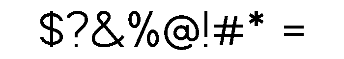 Espera Regular Font OTHER CHARS
