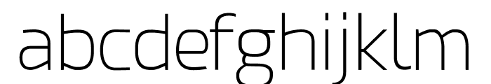 Esphimere Extra Light Font LOWERCASE