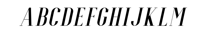 Espoir Serif Free Italic Font LOWERCASE