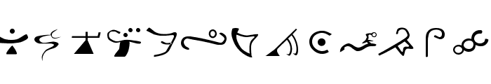 Espruar  Elvish FR Font LOWERCASE