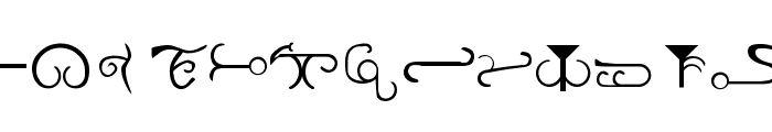 Espruar  Elvish FR Font LOWERCASE