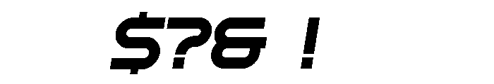 Essen Bold Italic Font OTHER CHARS