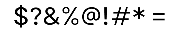 Estedad Regular Font OTHER CHARS