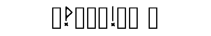 Esve Regular Font OTHER CHARS