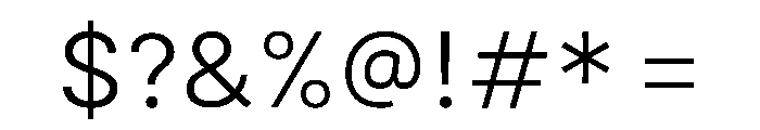 Estedad 300 Font OTHER CHARS