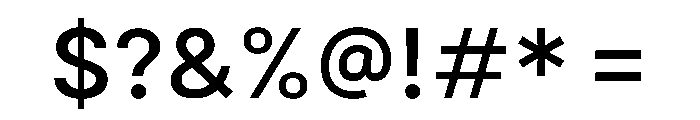 Estedad 500 Font OTHER CHARS