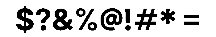 Estedad 700 Font OTHER CHARS