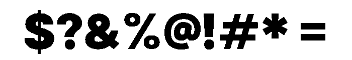 Estedad 900 Font OTHER CHARS
